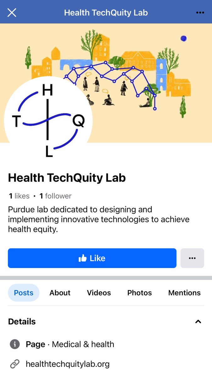 📣 Exciting news! We're bridging health equity and innovation on Facebook @Purdue Health TechQuity Lab and Instagram @HTQLab.Purdue. Don't miss out on the latest updates and insights. Together, we're redefining healthcare! 🚀🏥 #HTQLab #Purdue