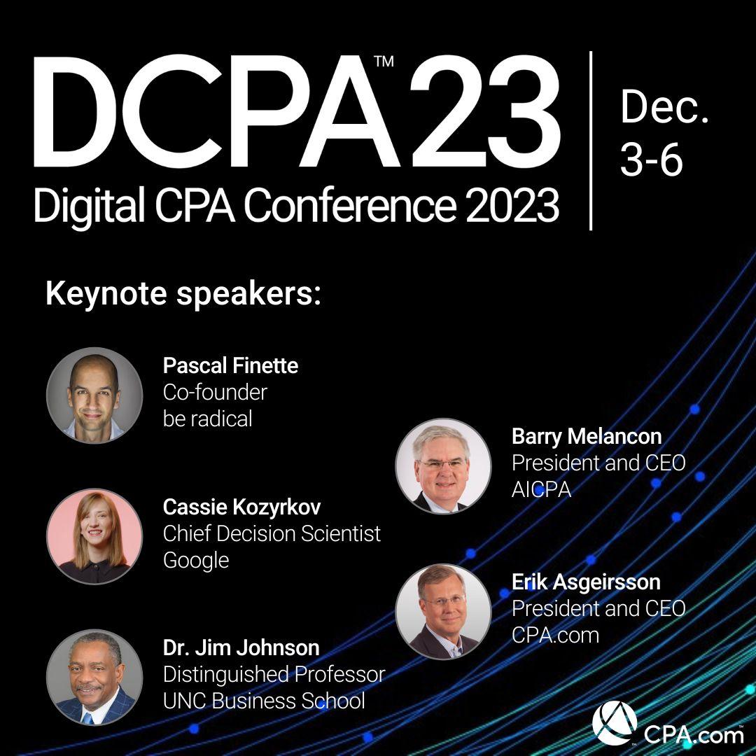 Get ready for five #DCPA23 keynotes that ignite inspiration! During the summit, these speakers will take the stage and cover topics ranging from #AI to shifting demographics. Read more: ow.ly/WWgj104SAUe