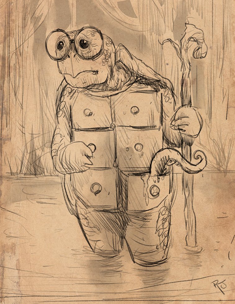 Zerostreet's tweet photo. Clothahump sketch
#spellsinger #alandeanfoster #turtle #wizard #art #sketch #digitalsketch #digitalart #fantasy #wizard #clothahump https://t.co/NBtcPqqsiZ
