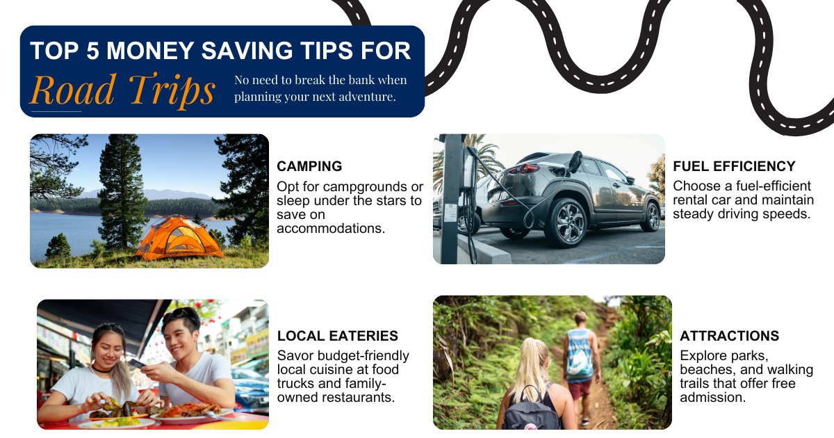 Sunsets may be fleeting, but memories of epic road trips last forever. 🌇🚙 So start planning yours and keep in mind these Top 5 money-saving tips. #traveltipsandtricks #weknowtheroad