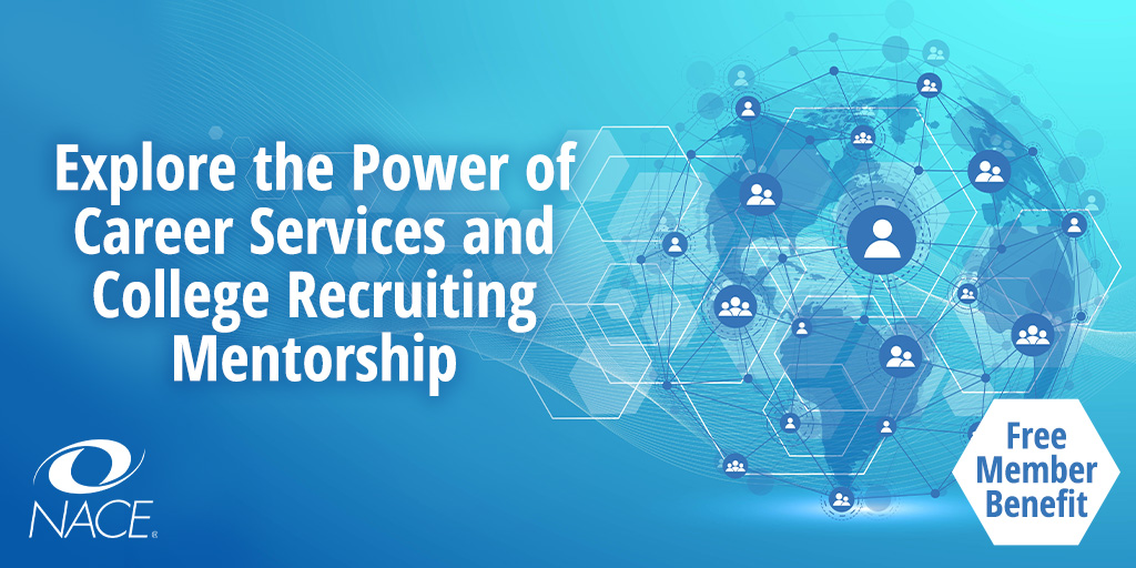 NACE members belong to the largest community of career services, university relations and recruiting, and business solution providers in the U.S., and our members LOVE to share their knowledge! Mentoring can be the key to getting to that next level! ow.ly/4H8R50Pemm0
