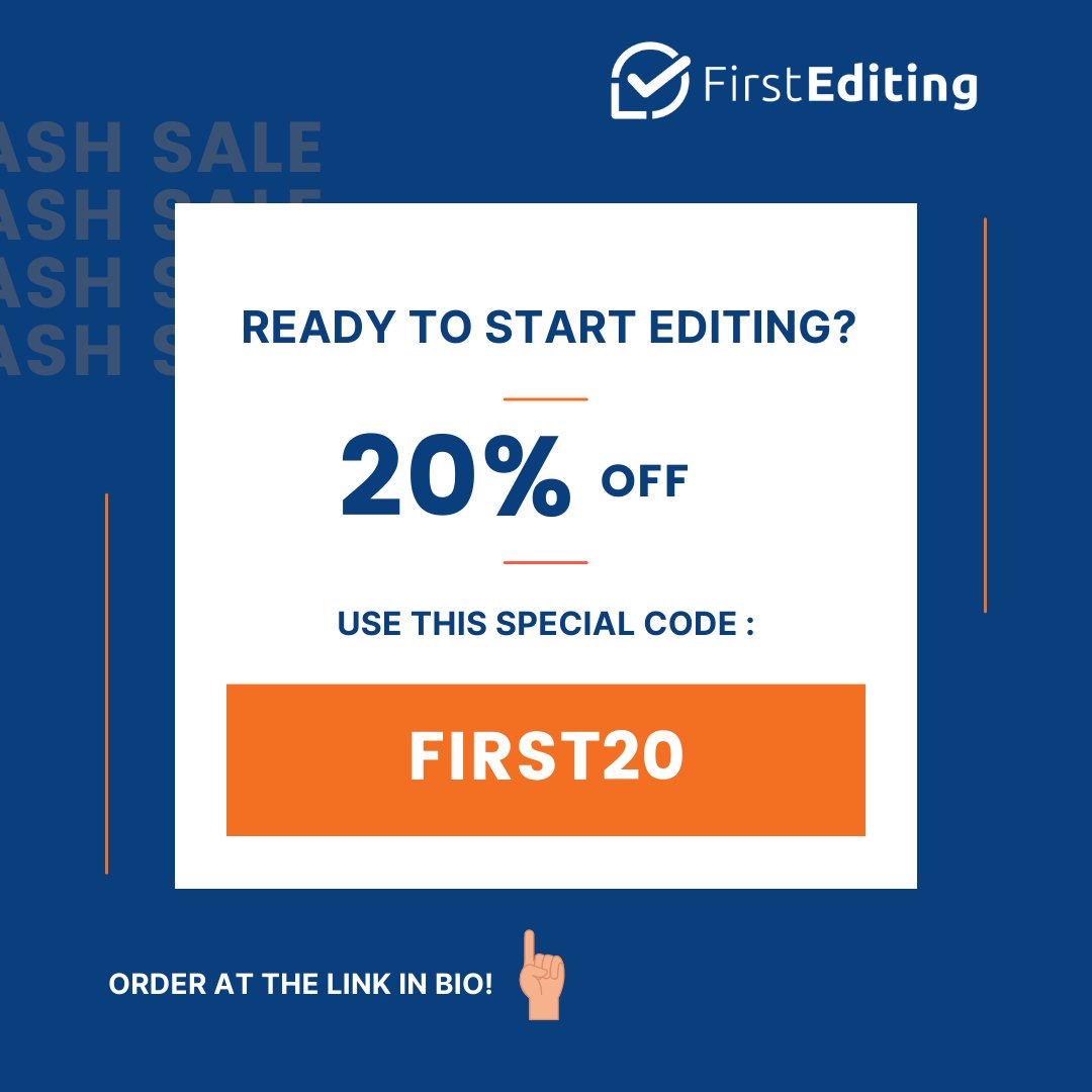 FirstEditing's tweet image. Ready? Call us today at +1-321-251-6977. 📞
#storyediting #firstediting #AuthorsOfTwitter #authorcommunity