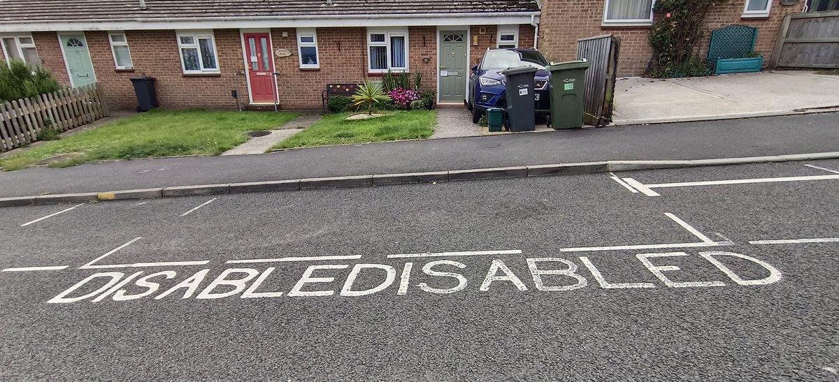 A powerful hidden message in this picture. Parking space at #IsleofWight #Cowes #UK.
We are engaged in DEI advocacy - globally - for #Disabled