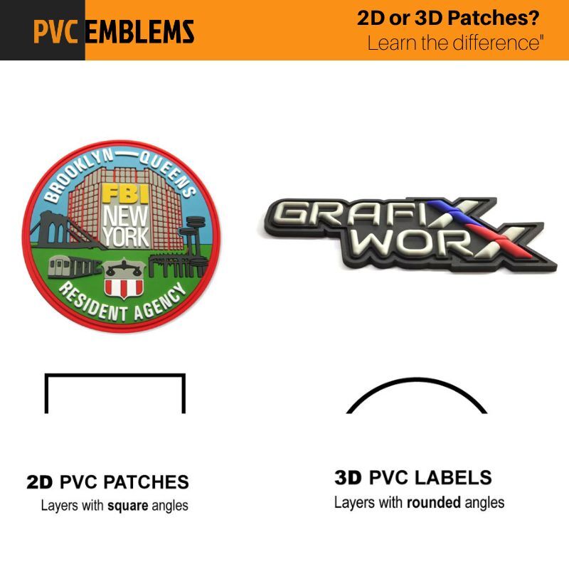 Which PVC Patch Design is Right for You?
Are you considering a 2D or 3D PVC Patch design for your next project? Not sure of the differences between them?
We have the answers! 
Find out which patch design is best for you!bit.ly/2yWM1TA
#custompvcpatches