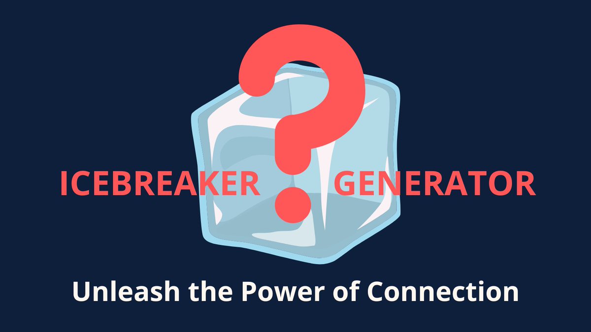 dantyre's tweet image. 🎉 Break the Ice with Ease! ❄️ Remo’s AI Icebreaker Question Generator is every event planner&apos;s ultimate sidekick! Craft personalized ice-breakers for easier connections! ⚡️➡️ Check it out for free: bit.ly/3PfT9SM #EventPlanning #Networking #AIEventTools #Icebreakers