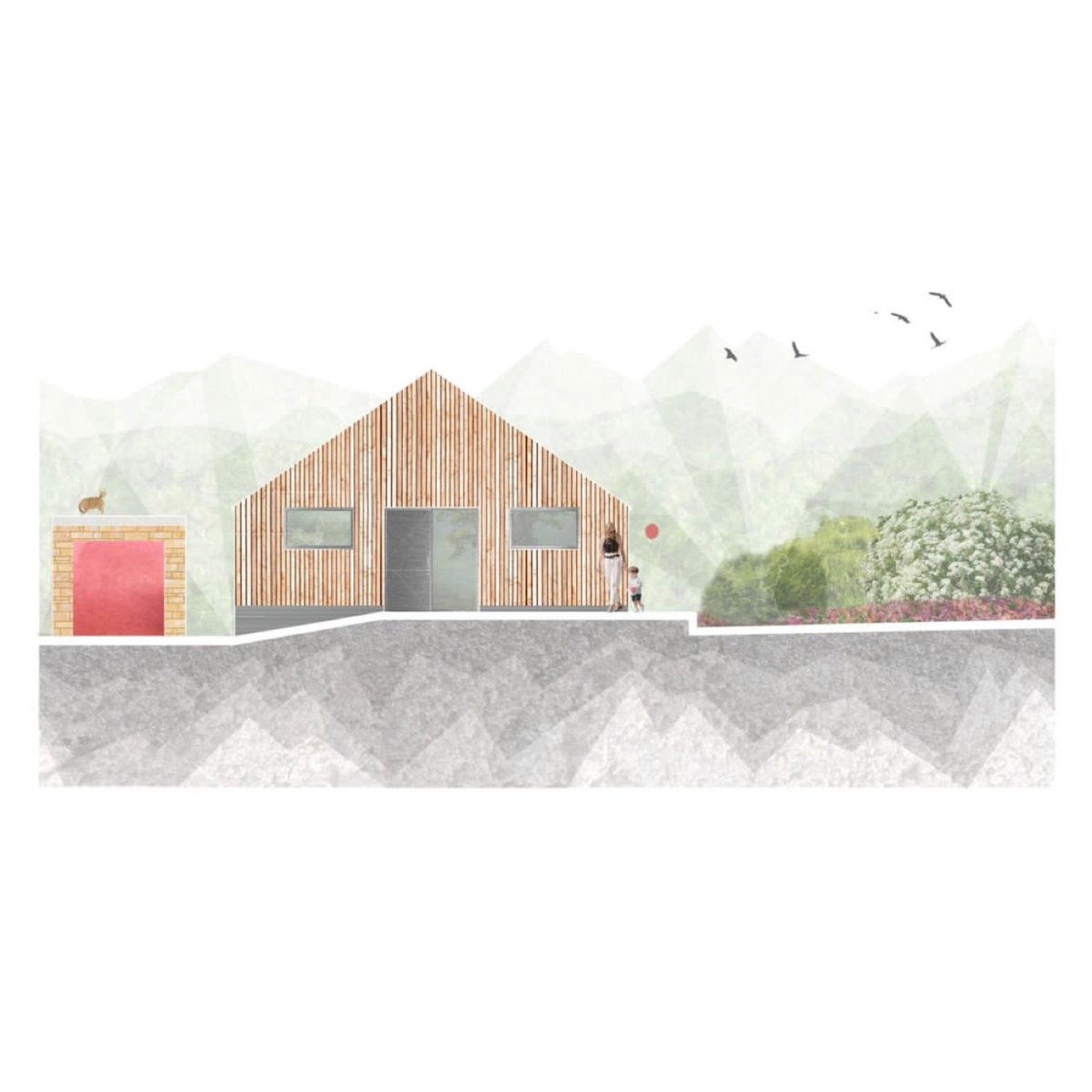 whywemake's tweet image. Construction work has started on our deep retrofit and reimagining of an unloved bungalow in South Gloucestershire. The works will see significant insulation upgrades alongside a fresh timber clad appearance and new internal layout. #retrofitfirst