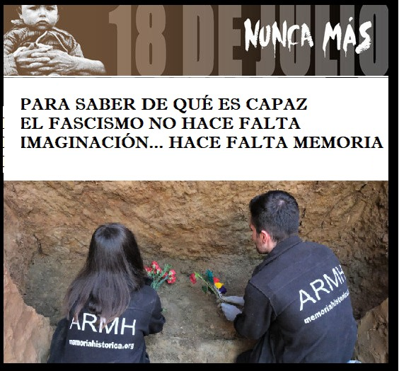 ARMH_Memoria's tweet photo. Seguimos desobedeciendo al olvido. Si tú también quieres combatirlo pincha este enlace: https://t.co/GotLvqKIQl https://t.co/xB4BnAfOqY