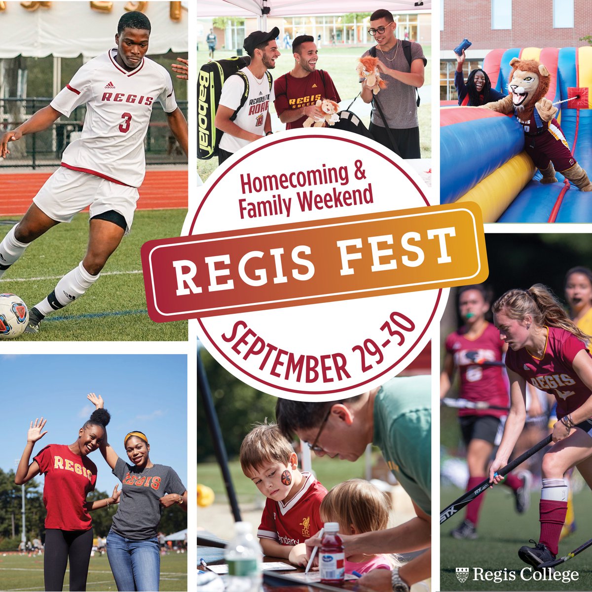 Registration is OPEN for Regis Fest 2023 🎉🦁
Register now and join us for our annual Homecoming &amp; Family Weekend celebrating family, friends, alumni, and students on Sept. 29 &amp; 30!
Visit regiscollege.edu/regisfest for the latest event schedule &amp; registration information #RoarPride