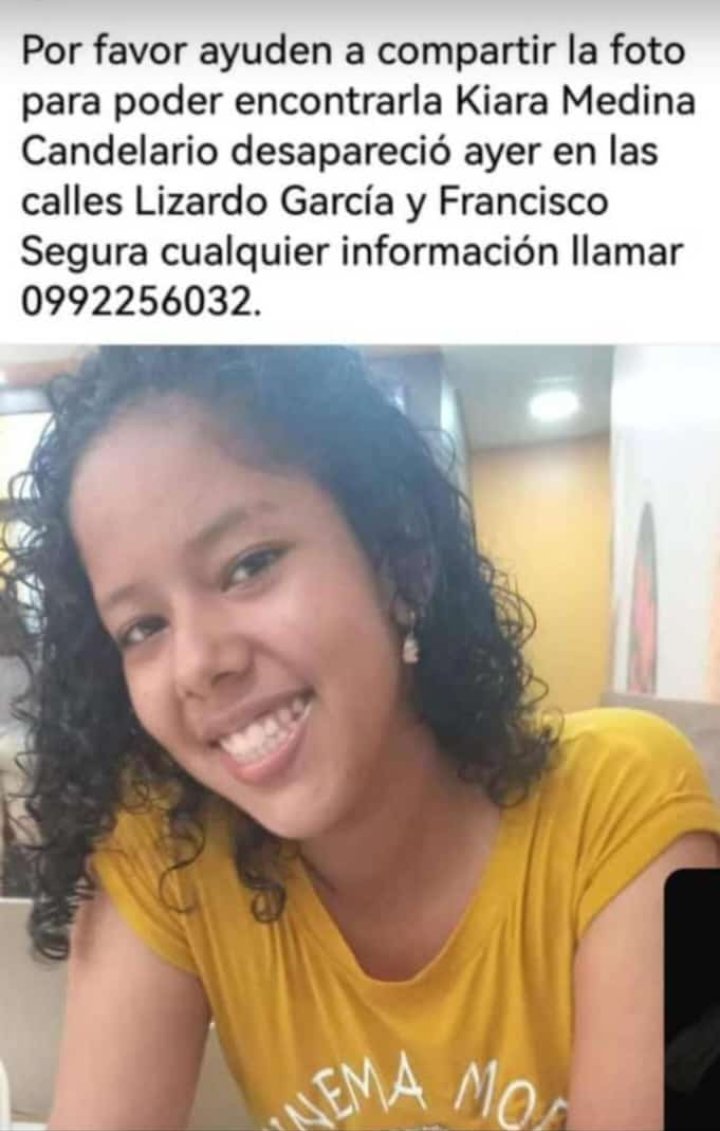 EmergenciasEc's tweet photo. #DesaparecidosEcuador
Ayuden a compartir por favor, gracias https://t.co/3YOQgE5SaW