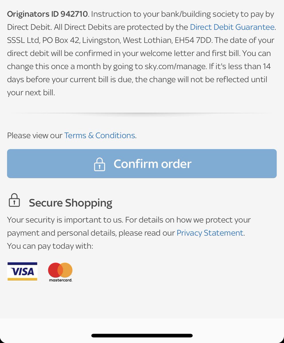 swalsh13's tweet photo. @SkyHelpTeam do you my want new customers I’ve been trying to check out on sky mobile for 24 hours and the checkout just won’t load, is there an issue with your website? https://t.co/ppyNZg2uWL