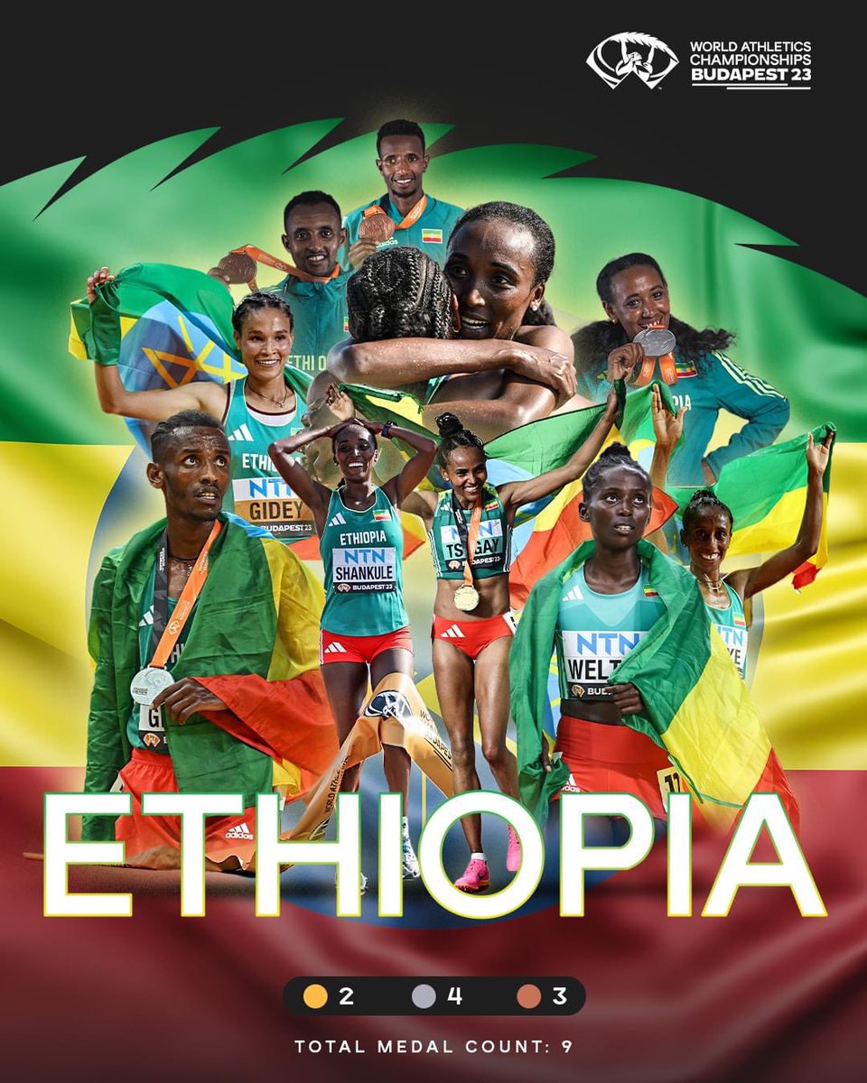 Our world-class athletes are our symboles and sources of inspiration, perseverance, courage, teamwork, unity, national pride, and love of our beloved #Ethiopia.
Welcome and thank you #TeamEthiopia for your reletless endeavor and glorious achievements @wabudapest23 🇪🇹🇪🇹🇪🇹
