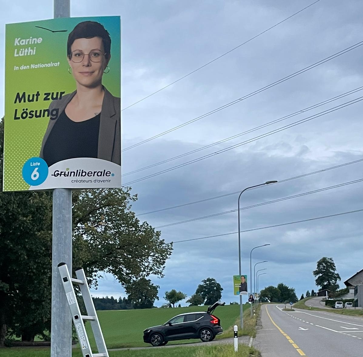 Diesmal ist der Wahlkampf gestartet 💪🏻
#MutZurLösung
<a href="/vertliberauxFR/">PVL Fribourg / GLP Freiburg</a>