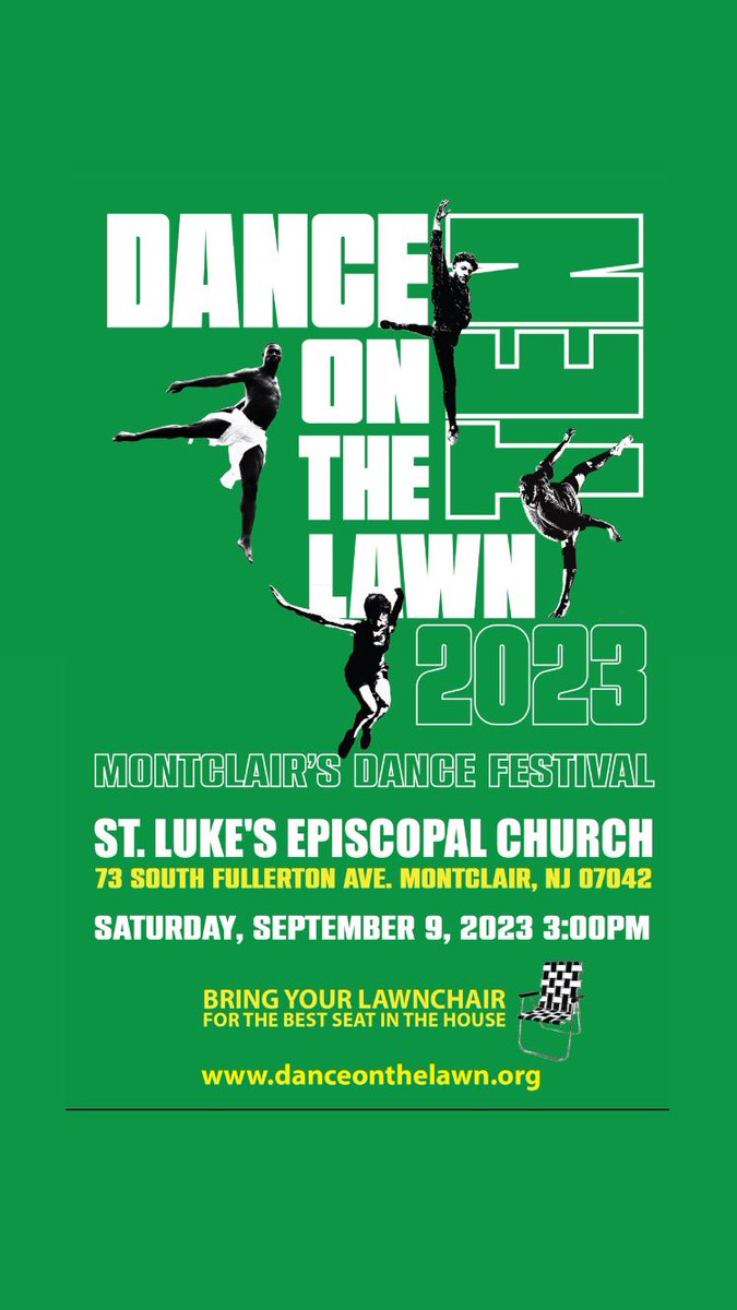 danceonthelawn's tweet photo. ‼️10 Days till the 10th Dance on the Lawn‼️ 

Tell everyone you know!! The FINAL Dance on the Lawn will take place on September 9th at 3pm at St. Luke’s. We want to celebrate with all of you! 💚

 #DOTL #art #dance #nj #festival #getoutside #dancers #rehearsal #modern #move https://t.co/ifrqjBhuEm