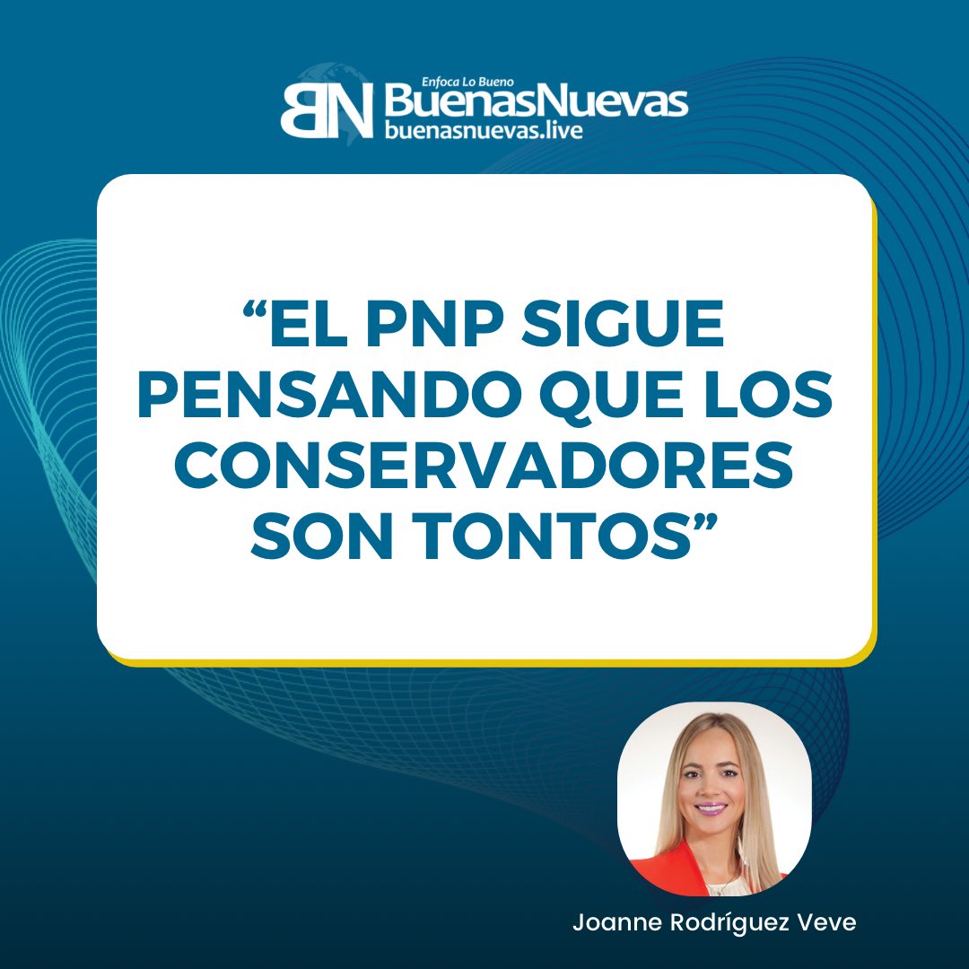 BuenasNuevasLiv's tweet photo. “La presencia de dos legisladoras de Proyecto Dignidad les preocupa y la posibilidad de que seamos mas les aterra”.

“El PNP dejó de representar al sector conservador y ahora están en un intento de último momento tratando de pescar votos con anzuelos dañados”. - @rodriguez_veve https://t.co/vYLII3iY1r