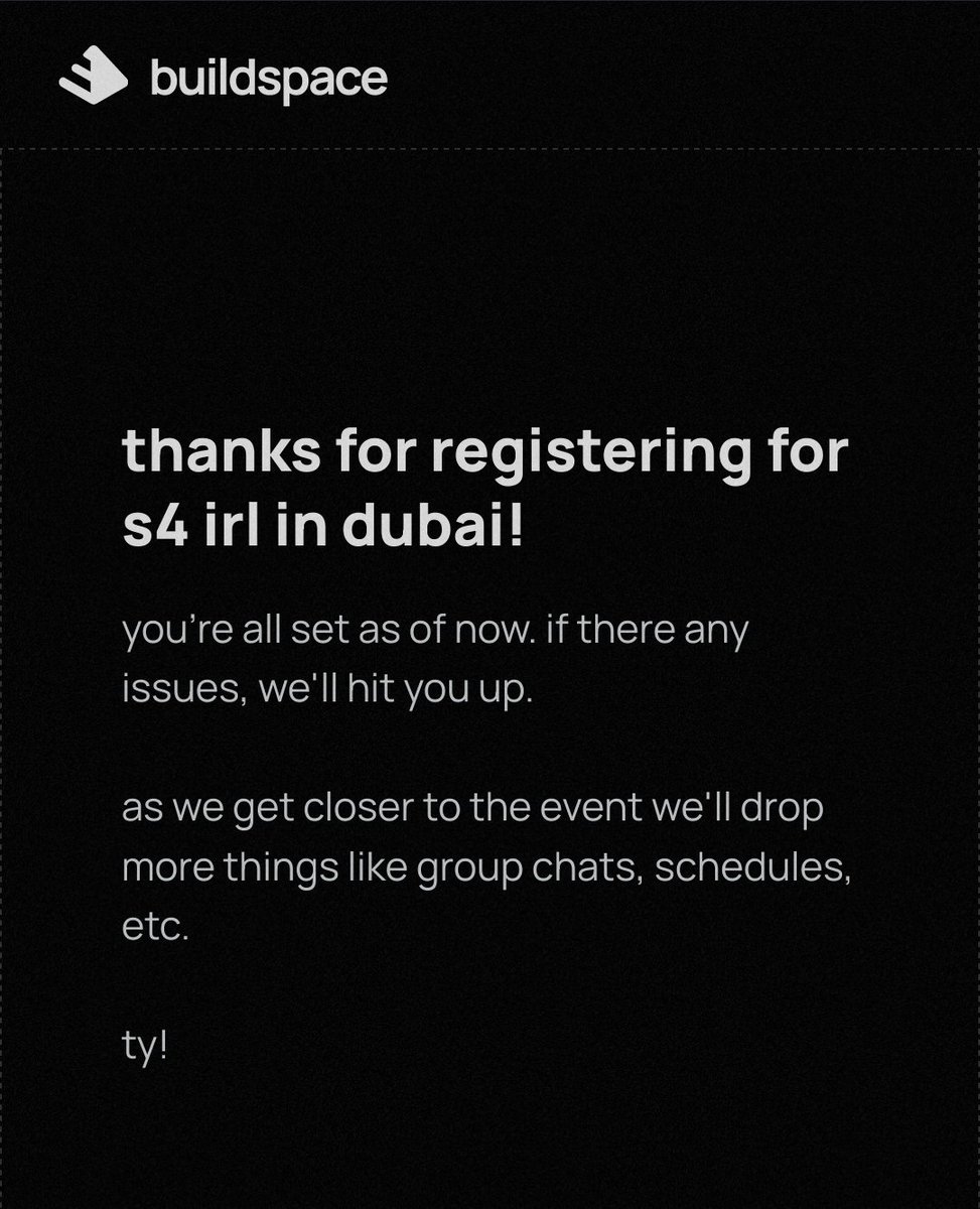 see you there everyone 👋

looking forward to try that chai 🧉

<a href="/_buildspace/">buildspace</a> <a href="/_nightsweekends/">nights & weekends</a>