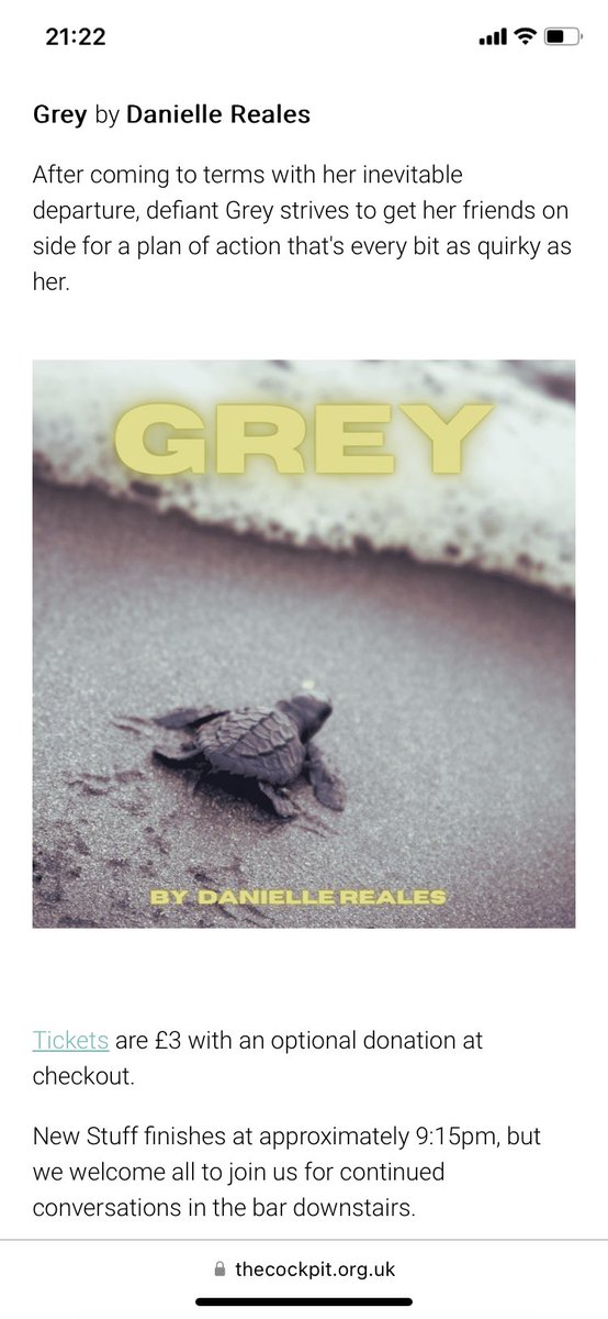 Very much looking forward to giving this play a first outing on Sunday 3rd Sept at <a href="/cockpittheatre/">The Cockpit</a> - if you feel passionate about choice at the end of life, come along and share your thoughts with us. <a href="/dignityindying/">Dignity in Dying</a> <a href="/sarah_wootton/">Sarah Wootton</a>