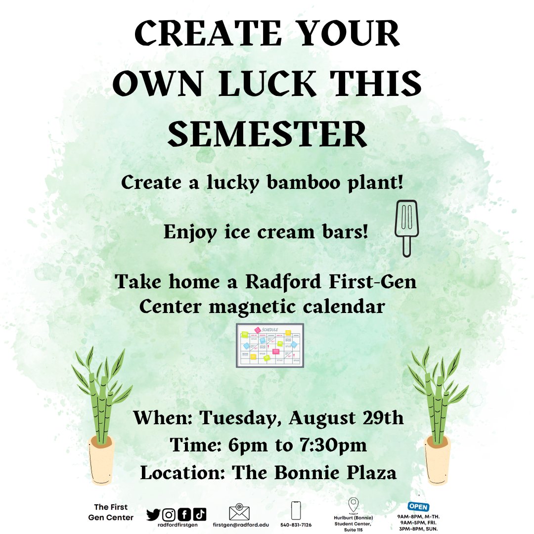 The First-Gen Center at Radford University tweet media