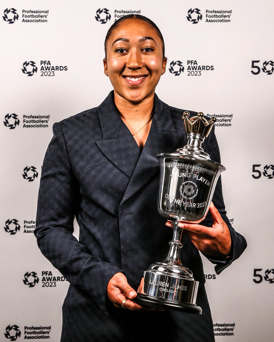 Lauren James is named @PFA Women’s Young Player of the Year! 💙