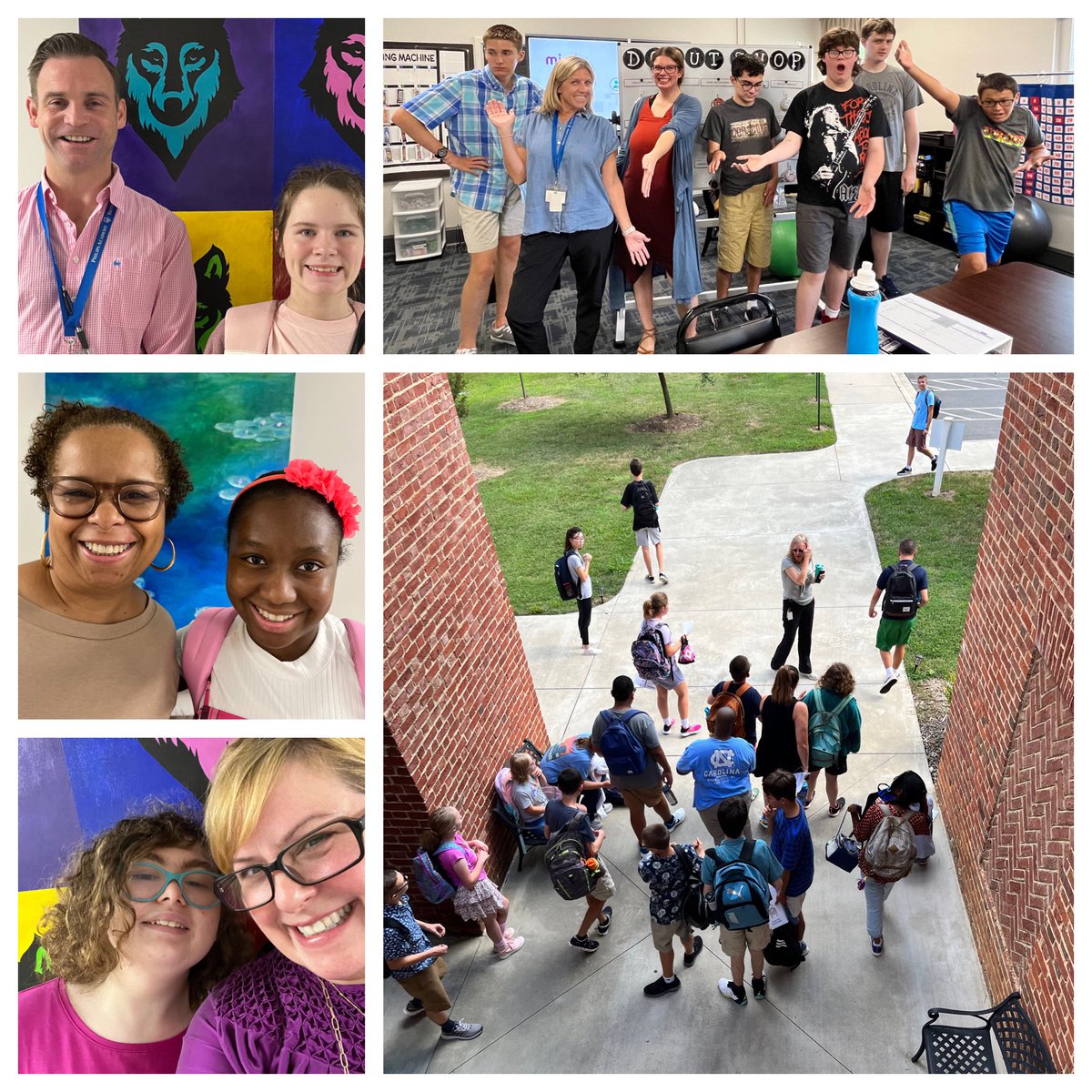 PhilipsAcadNC's tweet photo. From start to finish, it was a great day to be a Silver ๐บ Wolf #backtoschool #firstdayofschool #reallearningforreallife https://t.co/gbHi6IsXIE