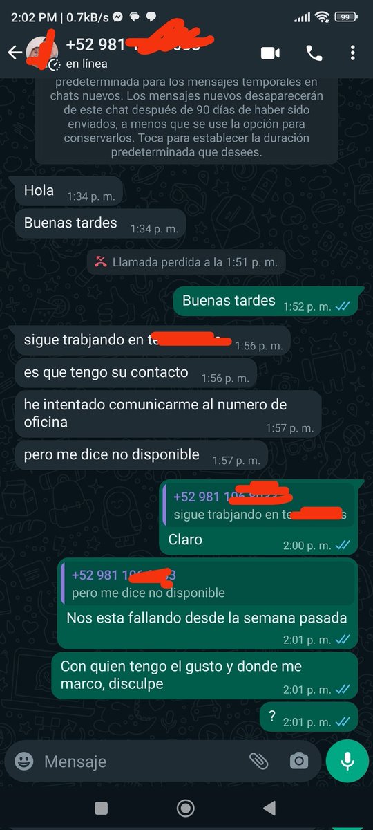 mtz_ulis's tweet photo. @Profeco tengo casi 2 semanas sin servicio telefónico de @TELMEXSoluciona @Telmex y no tengo respuesta de ellos ya me estan causando problemas con clientes y proveedores y no se dignan a darnos servicio al cliente y buena atención, me urge el servicio. https://t.co/aTY54H7WFB