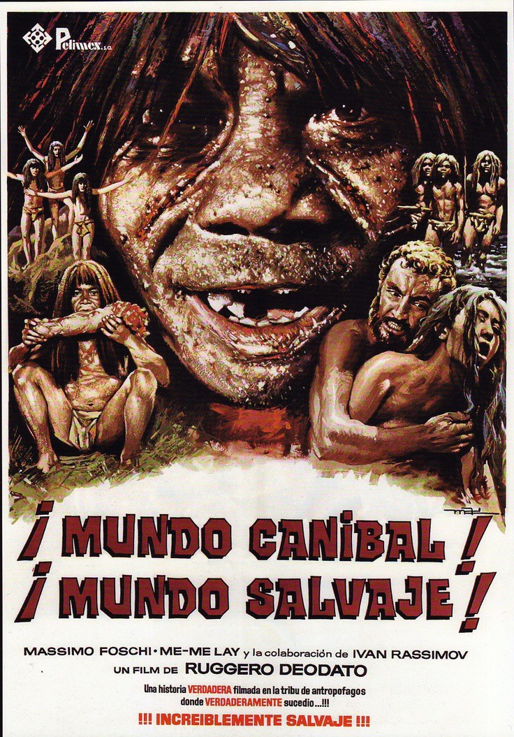 Spanish movie poster for #LastCannibalWorld (1977 - Dir. #RuggeroDeodato)  #MassimoFoschi #MeMeLai #IvanRassimov