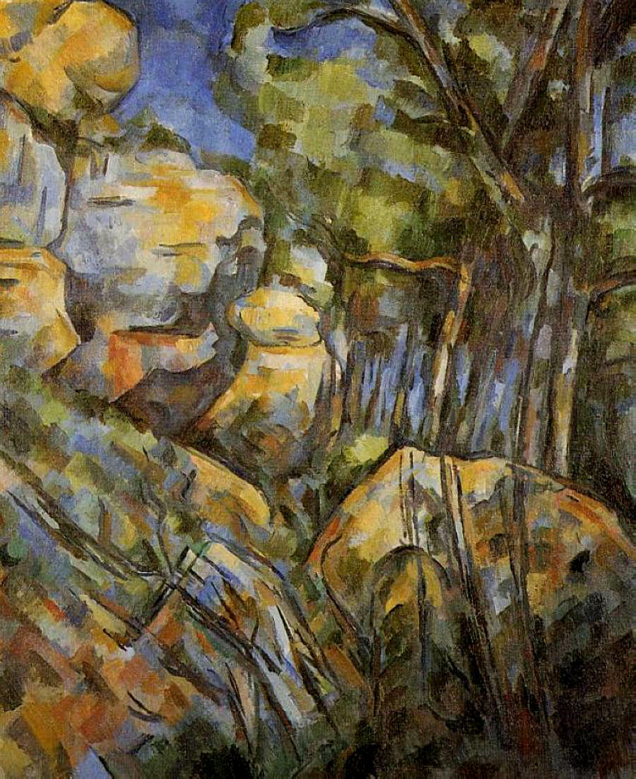 cezanneart's tweet photo. Rocks near the Caves below the Chateau Noir, 1904 https://t.co/ZMYYUCbd1j https://t.co/1HKfHrr7TJ
