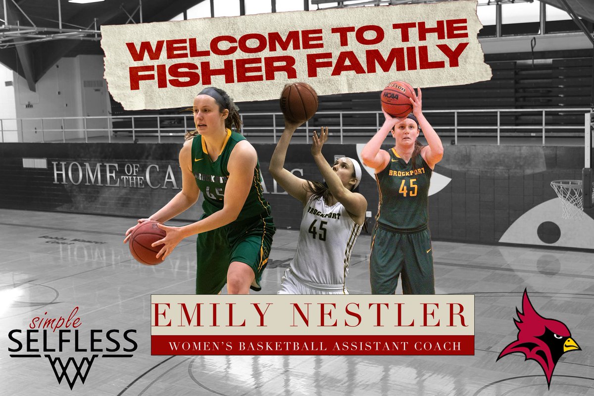 SJFWBB's tweet photo. Our coaching staff is complete. Welcome to the Fisher Family, Coach Emily Nestler! https://t.co/OIVvMmzHbJ