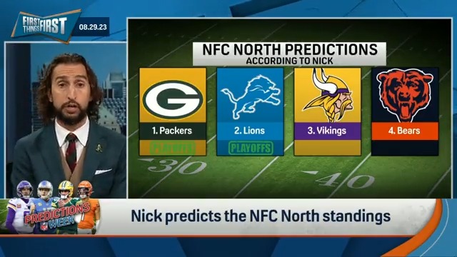 nfc north predictions
