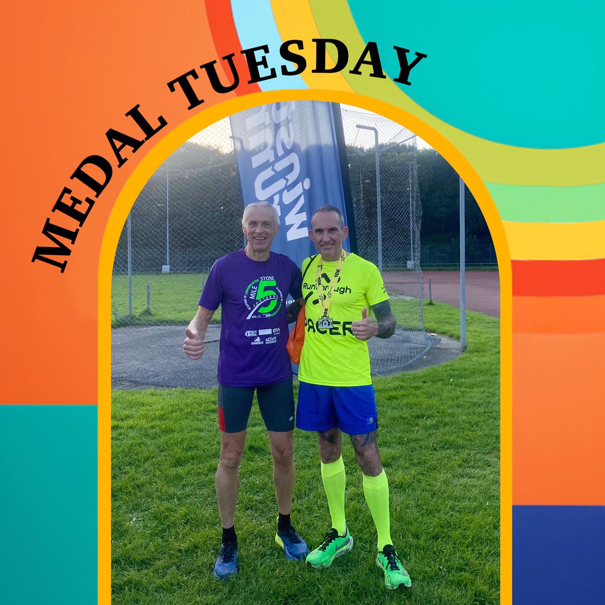 Winston_Runners's tweet photo. โญ๏ธโญ๏ธMedal Tuesday - Well Done Gents - fabulous!!! โญ๏ธโญ๏ธ #medalmonday #medaladdict #medaltuesday #tracktuesday #tracktuesdays #ukrunnerscommunity #ukrunningevents #ukrunningmotivation #runningmedals #ukrunchat https://t.co/0tPQIVFQCz