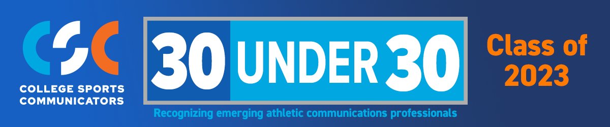 Keep this nomination process on your calendar, CSC members (and our colleagues in @NACDA, @NAIA, @NJCAA, @USPORTSca) ... Nominate deserving young professionals for the CSC 30 Under 30 Awards ... Details here: bit.ly/3KIqt28