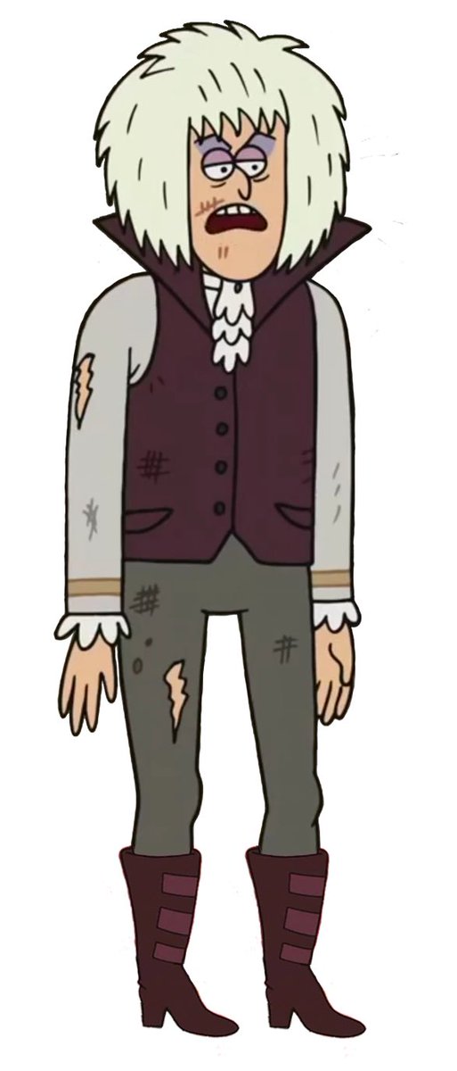 I think it’s really funny that SpongeBob got David Bowie to voice act some pretty forgettable character in a single episode but Regular Show couldn’t get him for either of their David Bowie parody characters