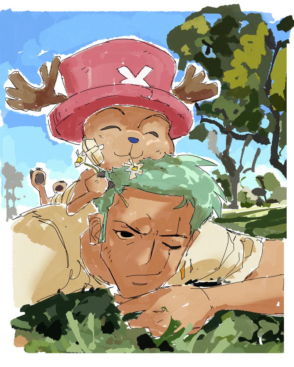 Chopper and his big bro!!! sketch from a while back