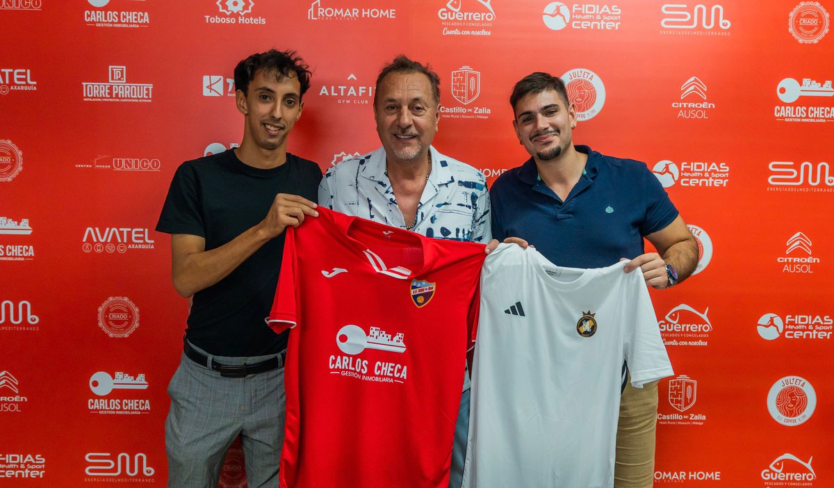 Lilcabrera4's tweet photo. Muy contento de anunciar la colaboración con UD Torre del Mar @udtorredelmar71 de Tercera RFEF y nuestra academia @acadrealintl para esta temporada 🤝
Un pasito más para seguir cumpliendo objetivos!! https://t.co/ekh3QgaXoZ