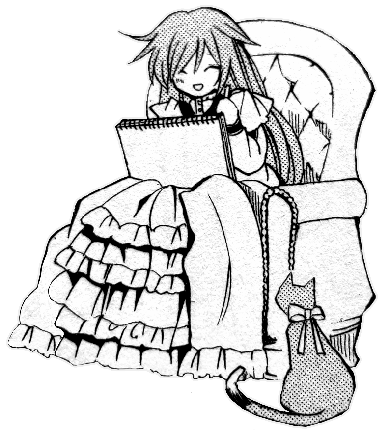 Alyss n Chesire so cute
#phsticker
#PandoraHearts 
#パンドラハーツ