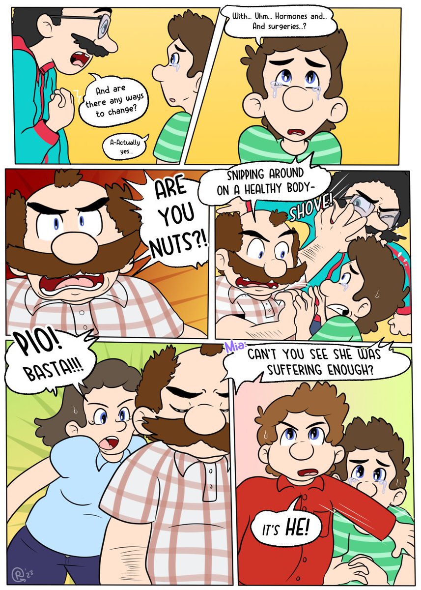 1_upboys's tweet photo. Parrotfish Pg 15-16 π
#mariobros #SuperMarioMovie #mariofanart #supermariobros #luigi #luigifanart #cuteluigi #supermariofanart #1upboys #supermariobrothers #wholesome #Luigimybeloved #1ub #smb #marioandluigi #parrotfishcomic #transcomic #transluigi #lgbt #smbfanart #smbcomic https://t.co/lQMy34SrLH