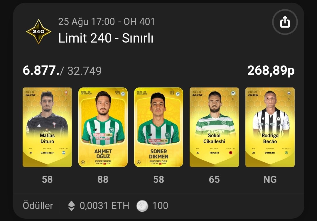 Geçen haftaki saçmalığın ardından bu haftayı çift threshold ile kapattık 🫠