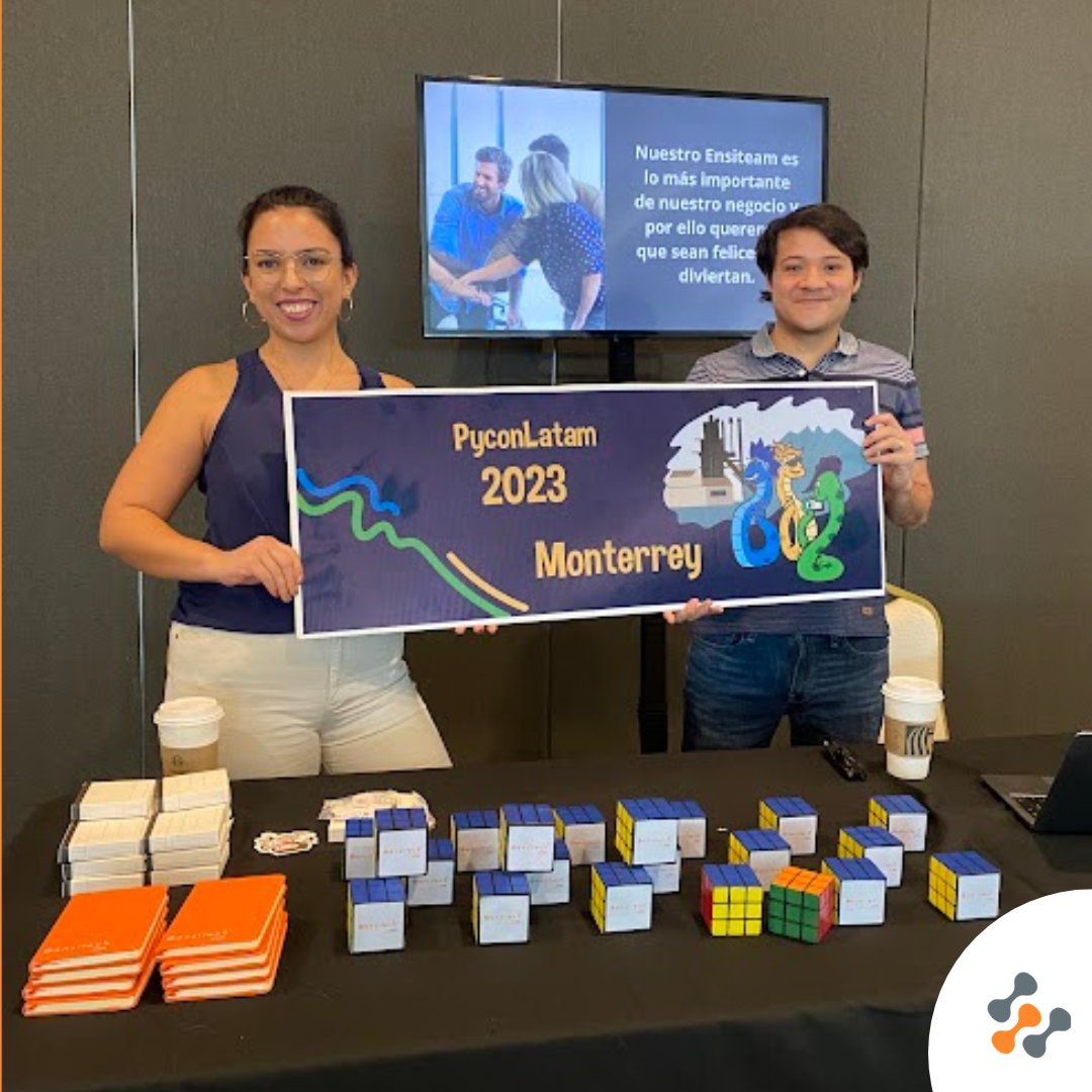 EnsitechMx's tweet image. ¡Gracias por unirte a nosotros en el evento #PyConLatam2023! Extendemos también este agradecimiento a nuestros compañeros, quienes asistieron como representantes del #Ensiteam y realizaron un trabajo formidable. 🧡 🐍