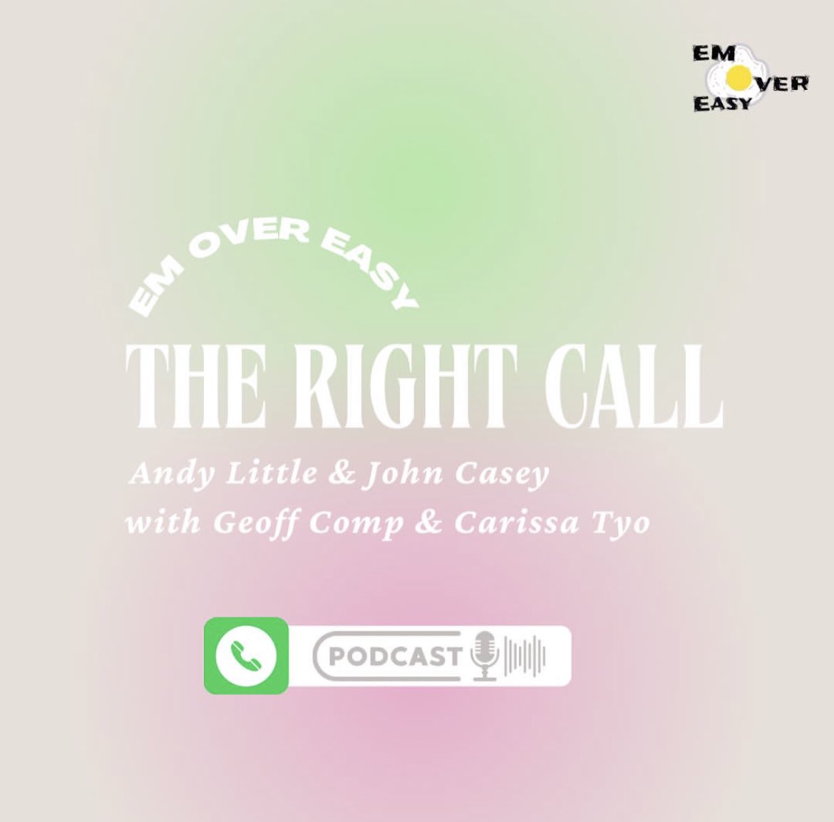 Tune into our newest episode: The Right Call, where our hosts Andy and John are joined by Geoff Comp, DO and Carissa Tyo, MD as they discuss ways navigate through making a decision. 

emovereasy.com/2023/08/28/cli…

<a href="/ACOEPRSO/">ACOEP-RSO</a> @acoep 

#emovereasy #emergencymedicine #therightcall