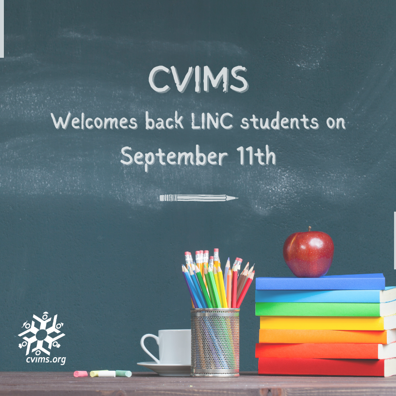 cvimsnanaimo's tweet image. Our teachers and staff are happy to welcome back our students this September! If you are interested in our language programs, connect with Jillian to learn more (language@cvims.org). See you all in class! :)

#cvimsnanaimo #nanaimobc #LINCclasses