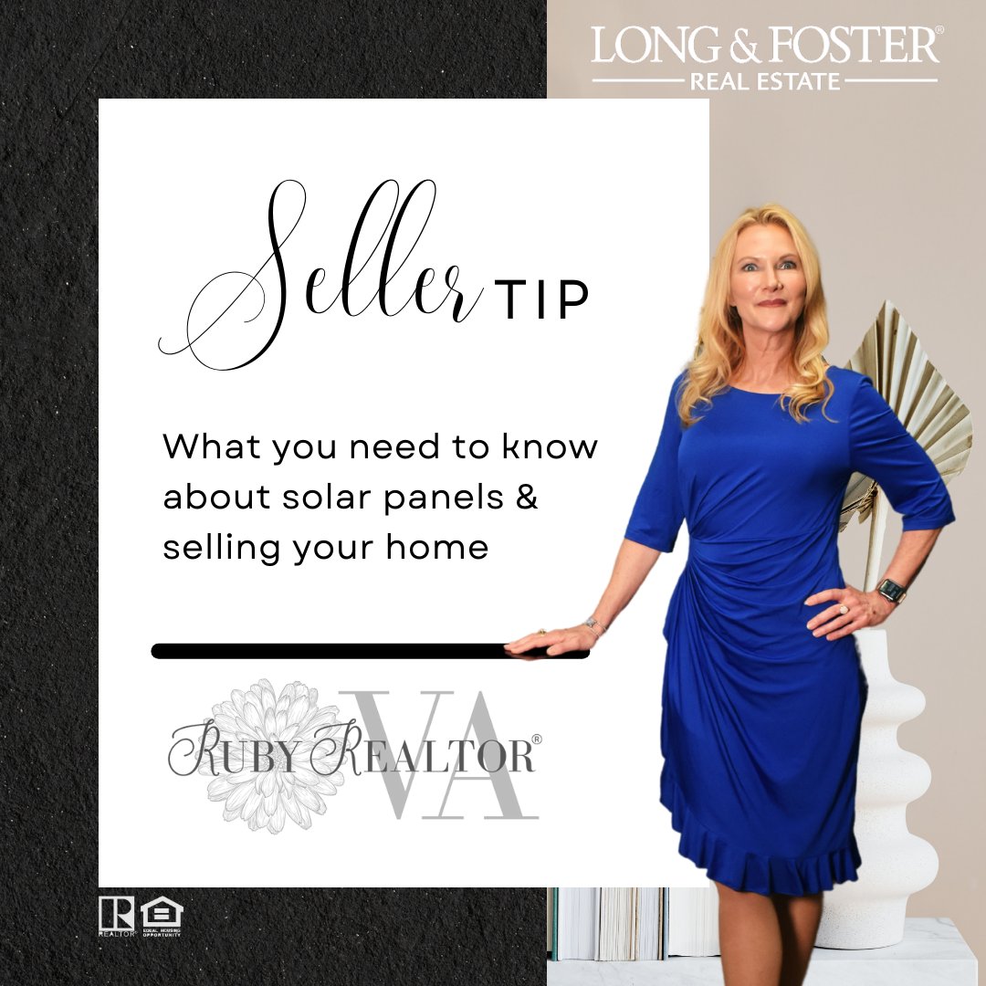 RubyRealtorVA's tweet image. 🔹With a financing option the loan might not be assumable by buyers
🔹Required extra coverage will up your homeowner&apos;s insurance
🔹Financing can double the cost 
🔹If you&apos;ve claimed the tax credit the new homeowner can&apos;t
🔹Solar might not hugely boost your home&apos;s appraised value