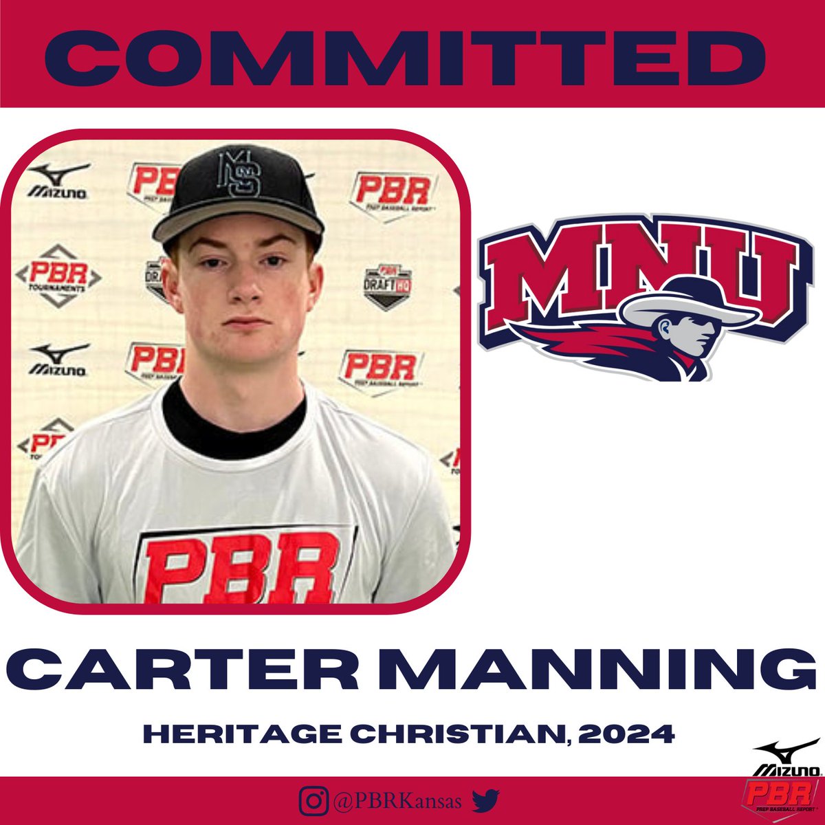 OF/LHP Carter Manning (Heritage Christian, 2024) commits to MidAmerica Nazarene @Carter_Manning5 @hcabaseball @MNUBaseball 👤PROFILE: loom.ly/BK1xGaU