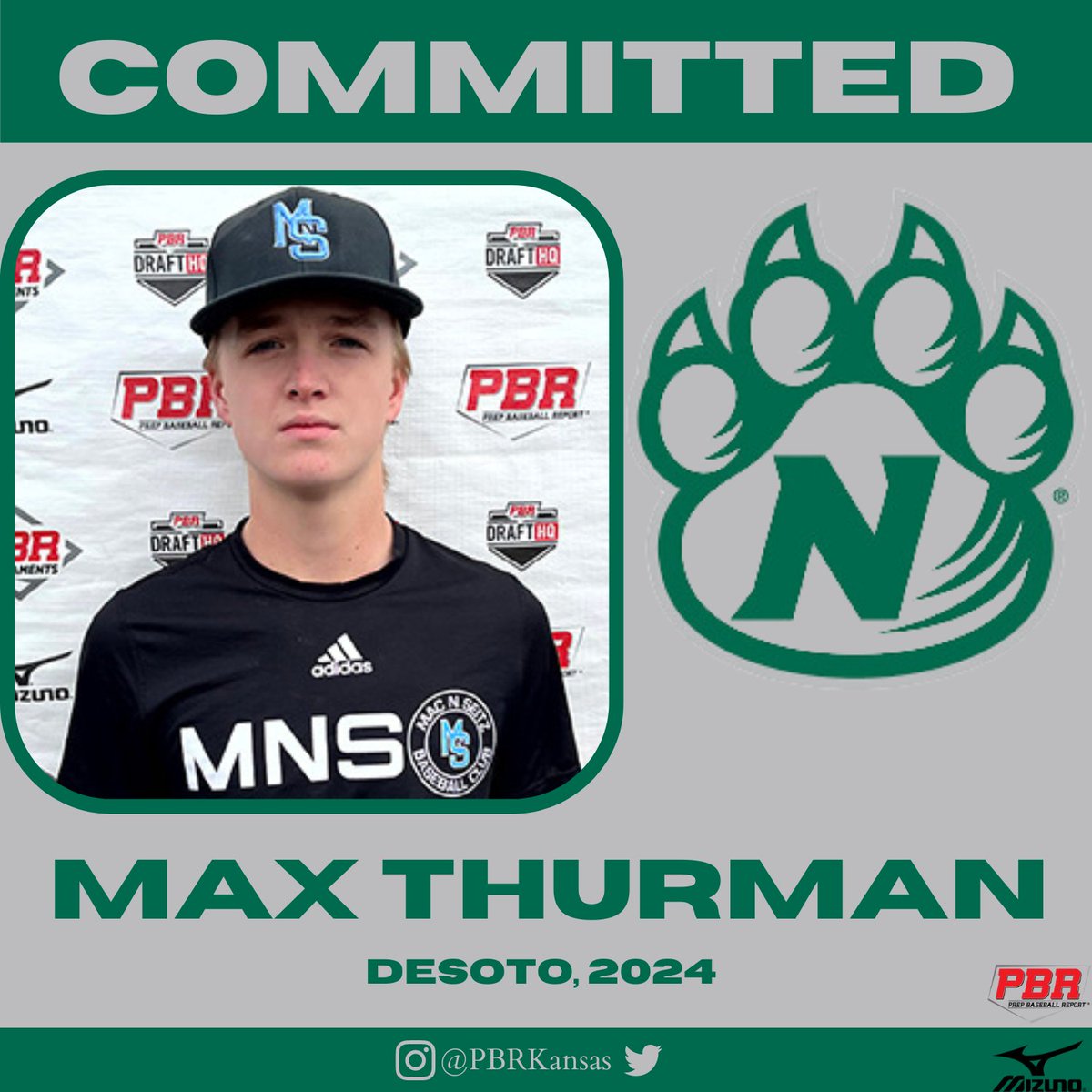 RHP/2B Max Thurman (DeSoto, 2024) commits to Northwest Missouri State @MaxThurman2 @BaseballDHS17 @NWBearcatBSB 👤PROFILE: loom.ly/1zfJruY