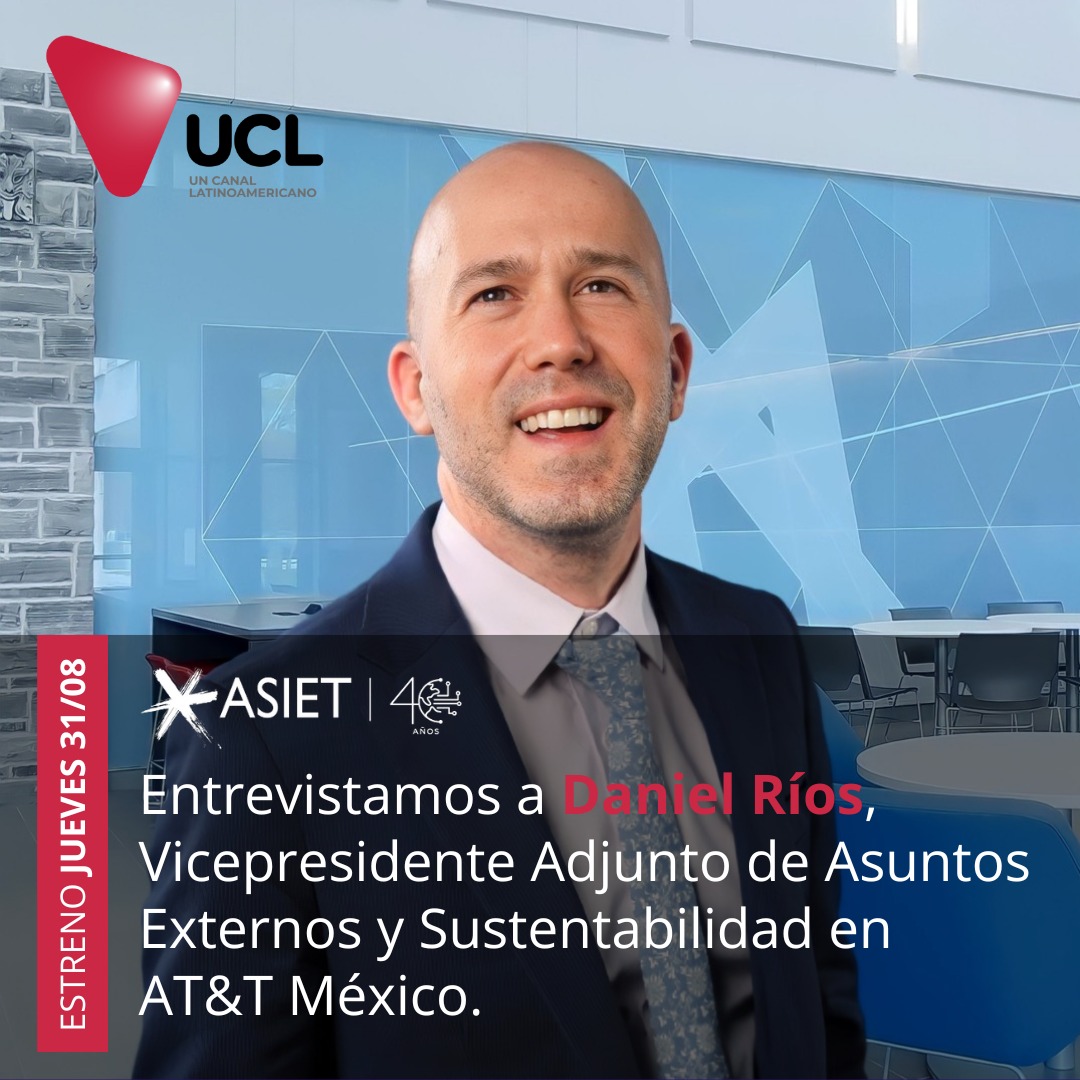 Este jueves en #InformativoASIET dialogaremos con <a href="/daniriosv/">Daniel Rios Villa</a> (<a href="/ATTMx/">AT&T Mx</a>) sobre el despliegue de 5G en #México y el rol de la transformación digital para el país.  

¡No te lo pierdas! En vivo a las 20:00 h (GMT-3) por <a href="/ucltelevision/">UCL Televisión</a>.