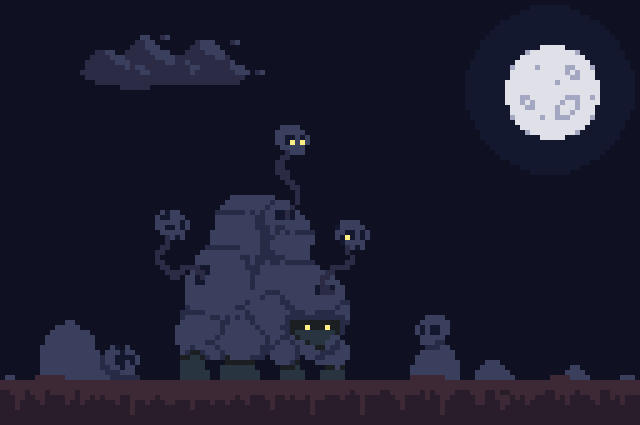 felirovich's tweet photo. #pixelart 
Skull carrier. Love drawing little monsters pics in pixels, literally my favourite thing. https://t.co/WZlTAmoH2o