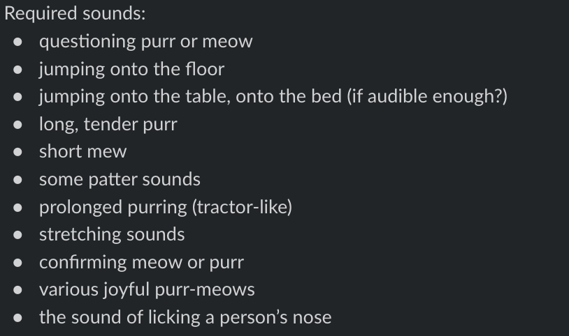 Trying to keep it professional even when recording a #cat voice actor