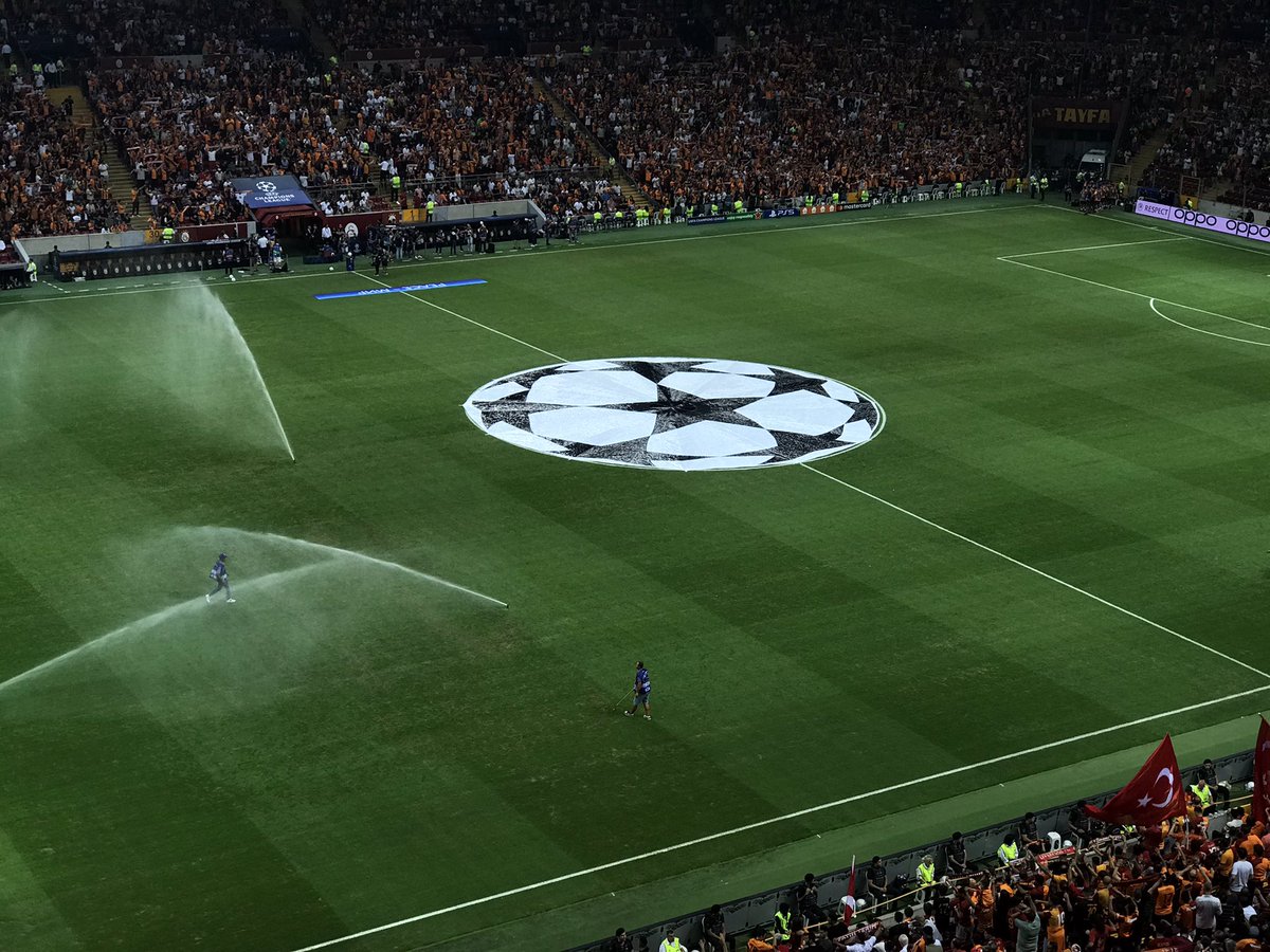 Alıştığımız Yerdeyiz😉❤️💛 #UEFAchampionsleague #RamsPark #Galatasaray #ultraaslan