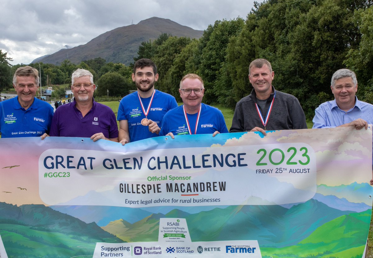 And the team winners of our Great Glen Challenge 2023 were……🥁….🏅Scottish Woodlands. In a very commendable 2nd place were last year’s champions 🥈Team Shannoch &amp; taking bronze with a brilliant effort was 🥉Royal Bank of Scotland. Well done to you all! #teamwork #GGC23