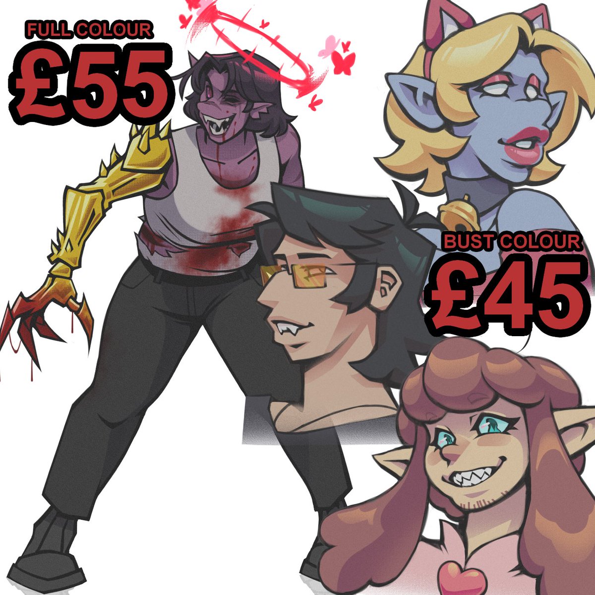 Commission sheet update - Please DM or email at https://t.co/ntAx4GvHO3 
