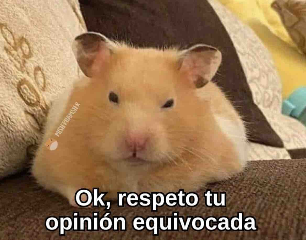 Cuando alguien me discute algo: