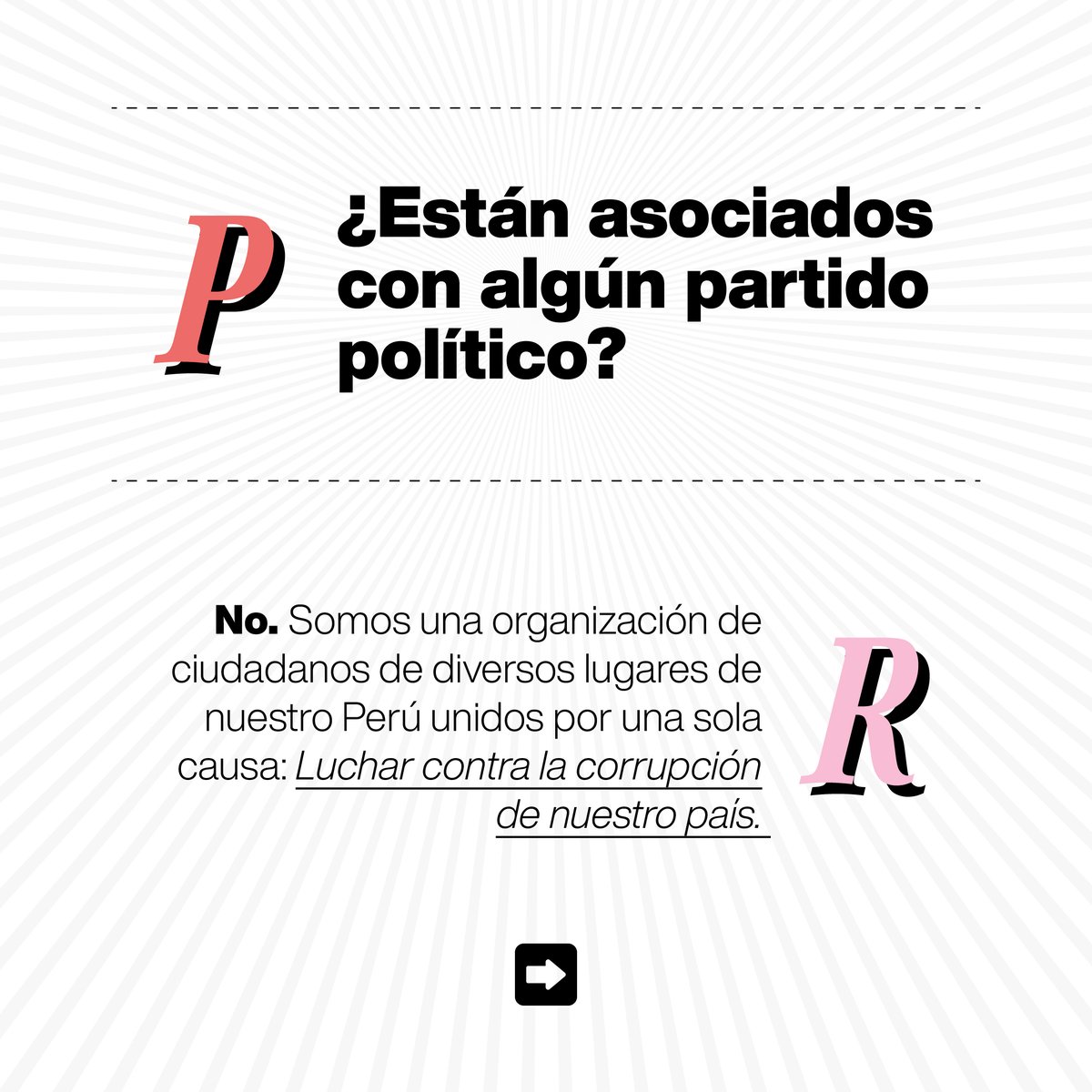 DNA_peru's tweet photo. 📣Si aún tienes dudas, déjanos saber respondiendo con un tweet. 

👉 https://t.co/XwCdDFQzBA

#kuskachay #kuskachayperu #asociacioncivil #luchaanticorrupcion #corrupción #corrupcion #corrupciónperú #ciudadanosinformados #gastopúblico #QnA https://t.co/u3EJcfk5Kw